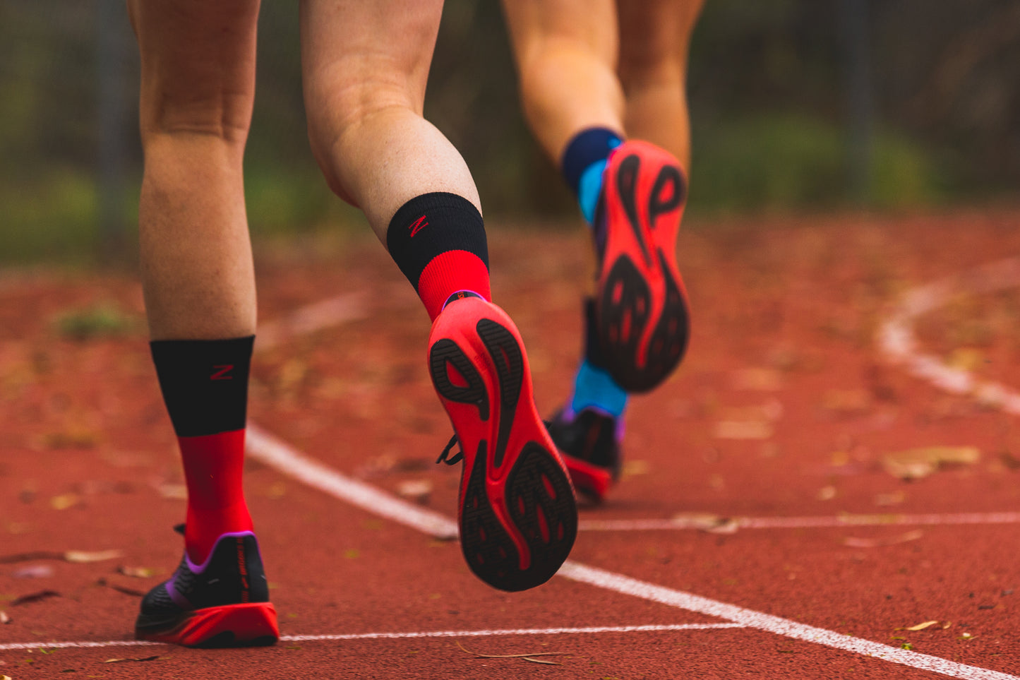 NOB Sock Red/Black