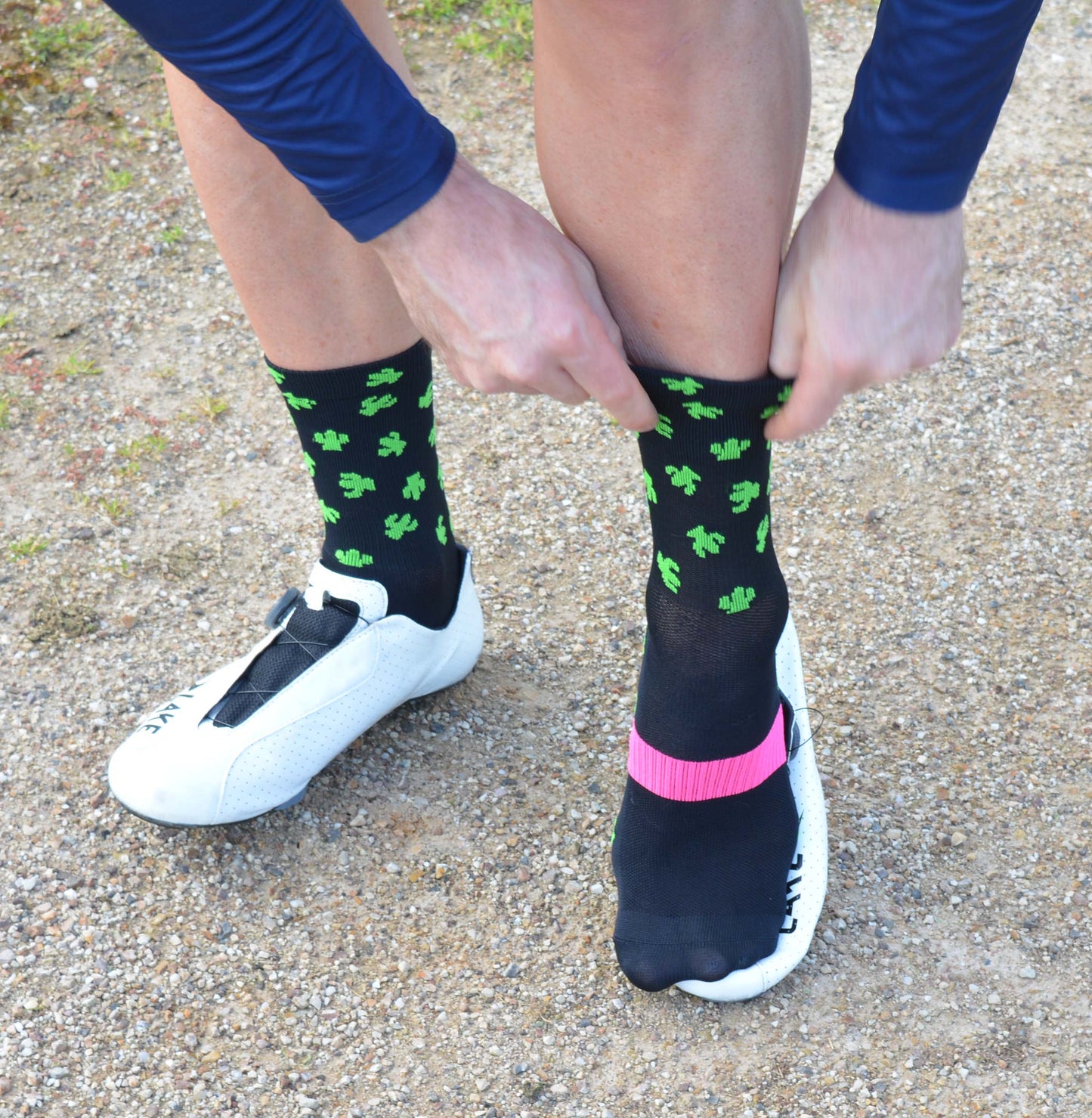 Black Cactus Sock