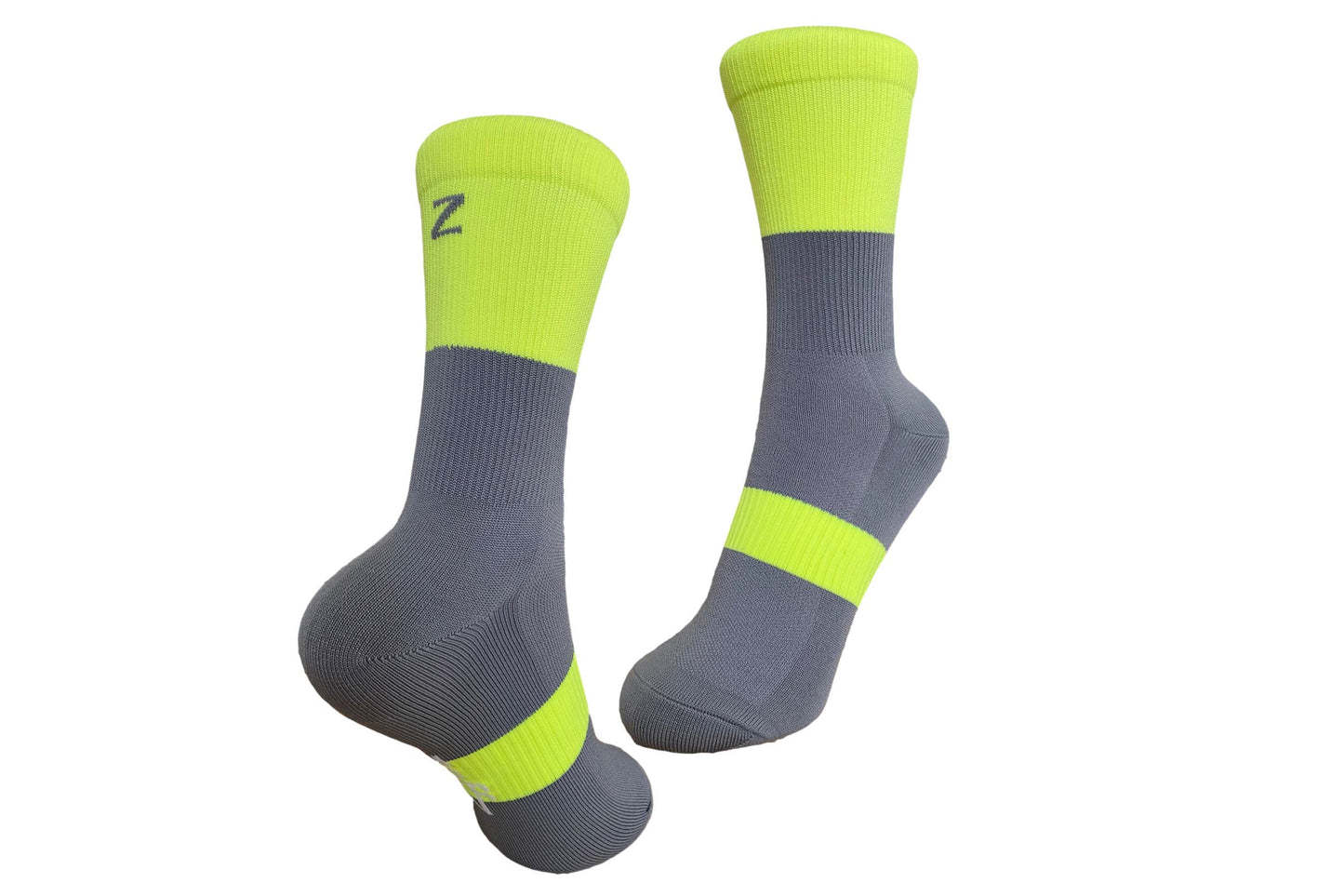 NOB Sock Grey/Yellow